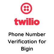 Twilio Phone Number Verification for Bigin